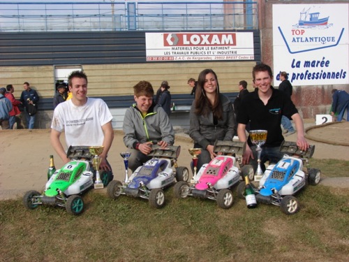 v.l. Nick Visser, Alexander Schmitt, Melanie Visser, Kristiaan la Gasse